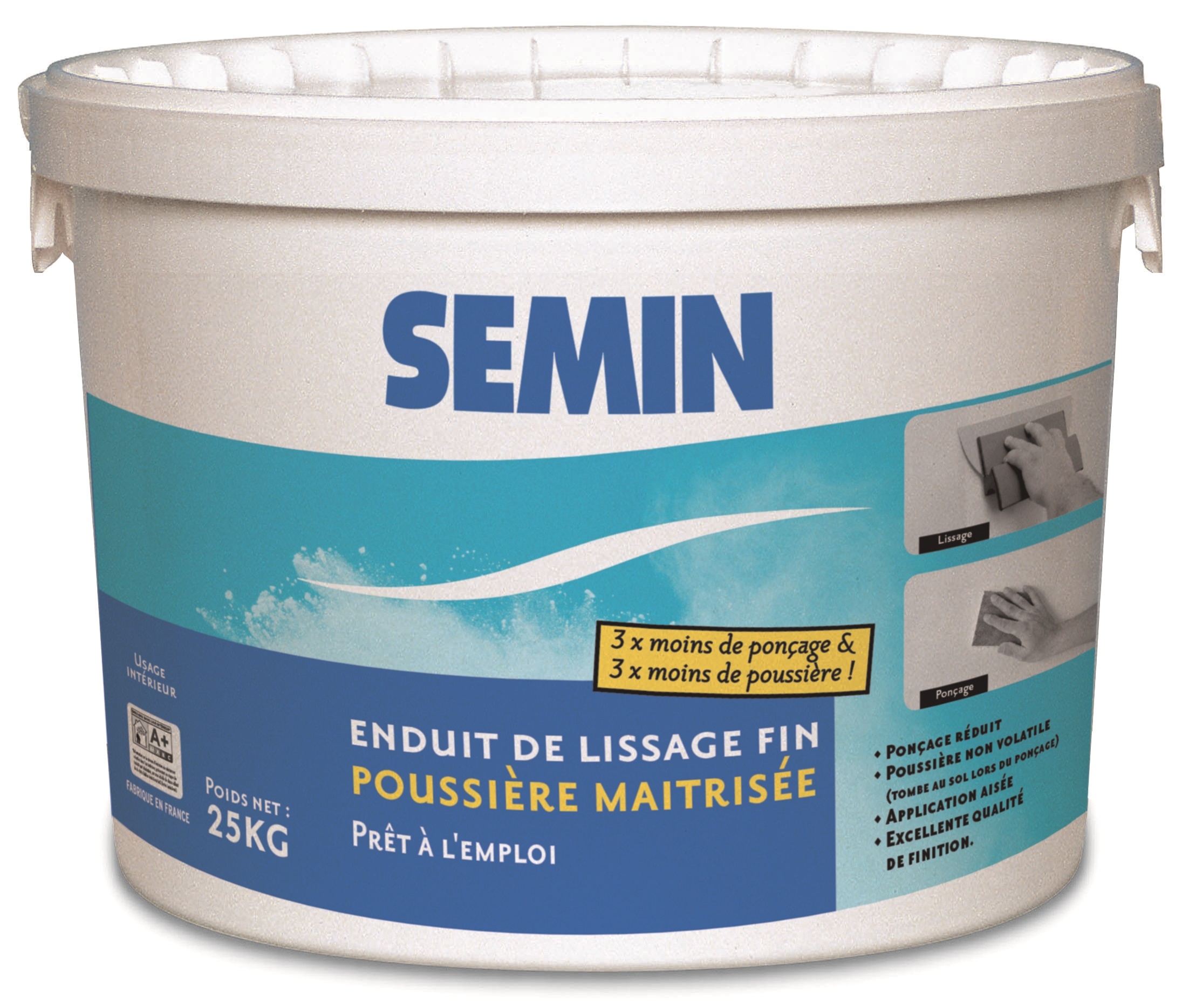 SEMIN lissage fin poussière maitrisée élu produit du BTP 2017